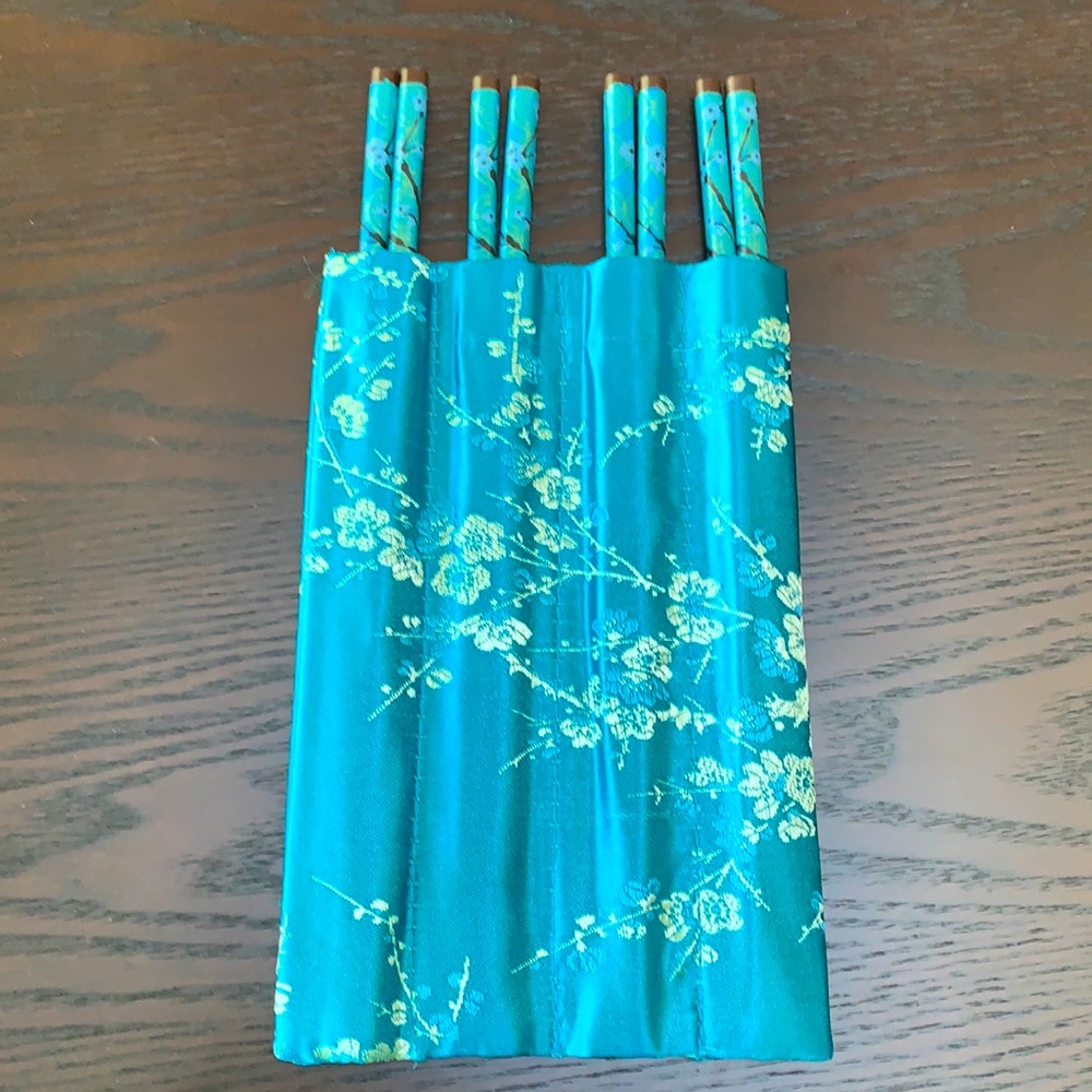 New Vintage Chopsticks with Case from Japan